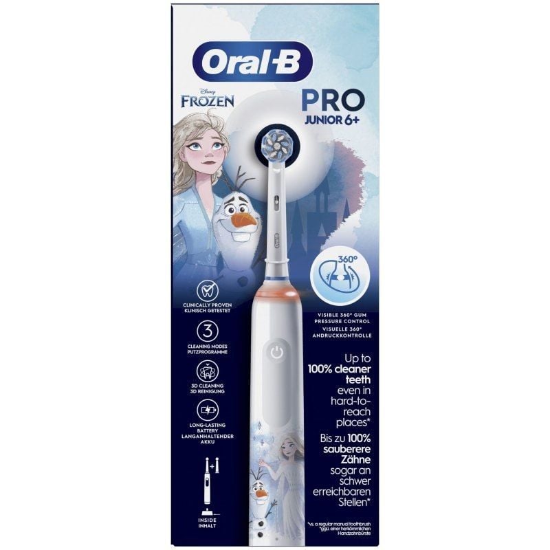 Cepillo Dental Oral-B Pro Junior 6+ Frozen/ Incluye 1 Recambio - Imagen 2
