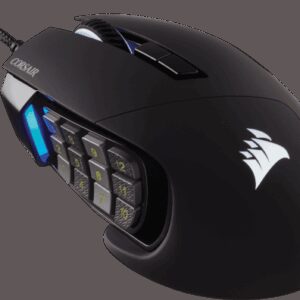 Corsair Scimitar RGB Elite ratón mano derecha USB tipo A Óptico 18000 DPI 0840006616214 | P/N: CH-9304211-EU | Ref. Artículo: 1330293
