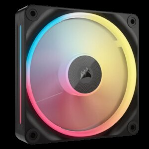 Corsair iCUE LINK LX120-R RGB Carcasa del ordenador Ventilador 12 cm Negro 1 pieza(s) 0840006688686 | P/N: CO-9051049-WW | Ref. Artículo: 1391350