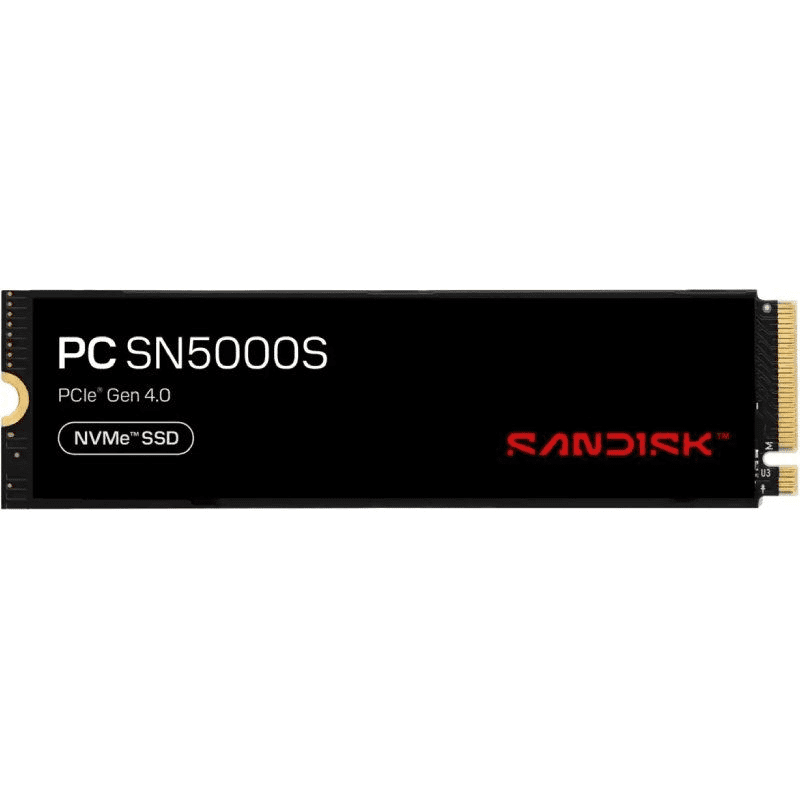 Disco SSD SanDisk PC SN5000S 1TB/ M.2 2280 PCIe Gen4/ Full Capacity SDEQNSJ-1T00 SND-SSD PC SN5000S 1TB