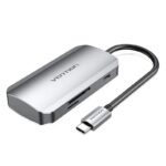 Docking USB Tipo-C Vention TNHHB/ 3xUSB/ 1xUSB Tipo-C PD/ 1xLector Tarjetas SD y MicroSD/ Gris 6922794753495 TNHHB VEN-DOCK TNHHB