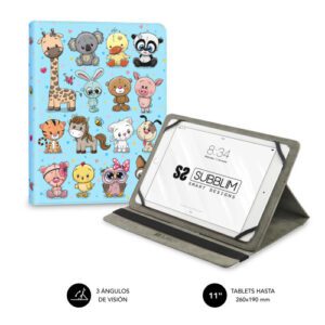 FUNDA TABLET UNIVERSAL TRENDY CASE ANIMALS 11" 8436586742478 | P/N: SUBCUT-4TC015 | Ref. Artículo: 1361917
