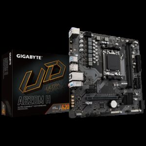 GIGABYTE A620M H placa base AMD A620 Zócalo AM5 micro ATX 4719331855512 | P/N: 9MA62MH-00-G12 | Ref. Artículo: 1398310