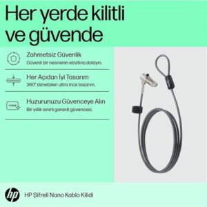 HP Bloqueo de cable con combinación Nano 0196337975811 | P/N: 63B28AA | Ref. Artículo: 1404014