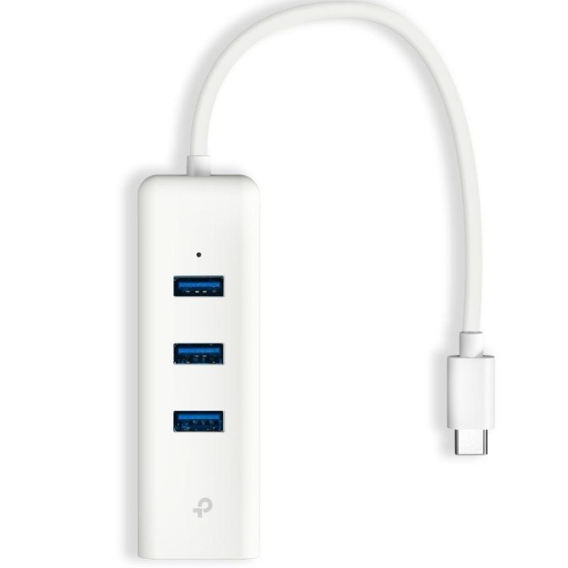 Hub USB Tipo-C 3.0 TP-Link UE330C/ 3xUSB/ 1xRJ45/ Blanco 8885020622263 UE330C TPL-HUB UE330C