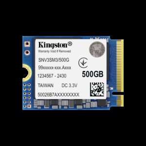 Kingston Technology 500G NV3 M.2 2230 NVMe SSD 0740617349962 | P/N: SNV3SM3/500G | Ref. Artículo: 1400526