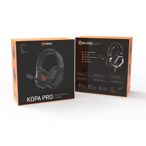 Krom KOPA PRO Auriculares Alámbrico Diadema Juego Negro - Imagen 9