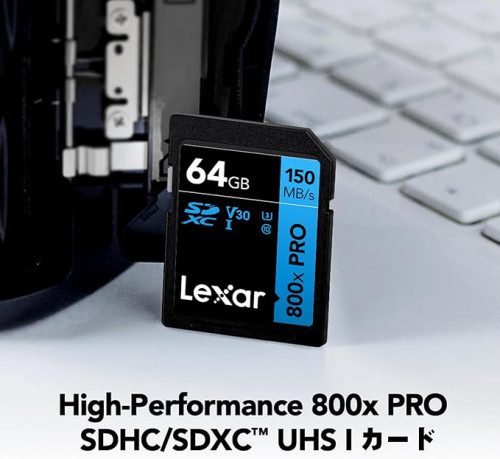 LEXAR 64GB PROFESSIONAL 800X PRO SDXC UHS-I CARDS, UP TO 150MB/S READ, C10 V30 U3 - Imagen 4