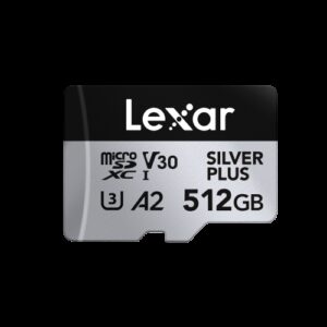 Lexar Professional SILVER PLUS 512 GB MicroSDXC UHS-I 0843367135356 | P/N: LMSSIPL512G-BNANG | Ref. Artículo: 1397894