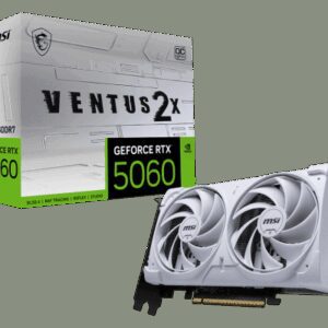MSI GeForce RTX 5060 8G VENTUS 2X OC WHITE NVIDIA 8 GB GDDR7 4711377344296 | P/N: 912-V537-003 | Ref. Artículo: 1398306