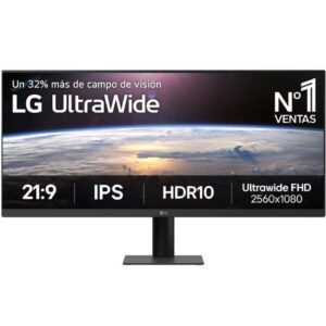 Monitor Profesional Ultrapanorámico LG UltraWide 34U511A-B 34"/ UWFHD/ Negro 8806096520826 34U511A-B.AEU LG-M 34U511A-B
