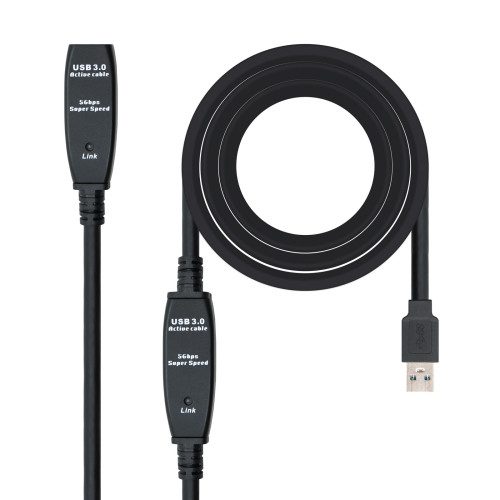 Nanocable Cable USB 3.0 prolongador con amplificador
