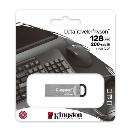 PENDRIVE KINGSTON 128GB USB3.2 KYSON GEN1 - Imagen 3