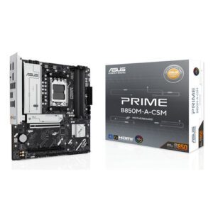 PLACA ASUS PRIME B850M-A-CSM AMD AM5 4DDR5 HDMI/DISPLAYPORT PCIE5.0 4SATA3 USB2.0 MATX 4711636054720 P/N: 90MB1LQ0-M0EAYC | Ref. Artículo: 90MB1LQ0-M0EAYC