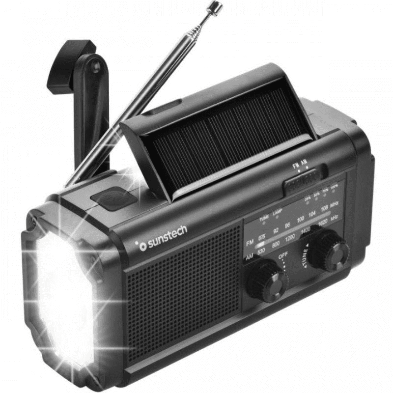 Radio Portátil Sunstech RPE25/ Negra 8429015019791 RPE25BK SUN-RADIO RPE25 BK