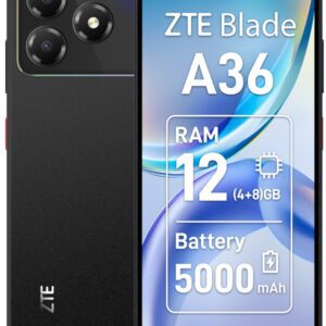 SMARTPHONE ZTE BLADE A36 4+8GB/64GB BLACK 6902176146664 P606F20-BLACK