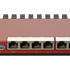 SWITCH MIKROTIK L009UIGS-RM SWITCH 8 PUERTOS GIGABIT 1 PUERTO SFP 4752224008589 L009UiGS-RM