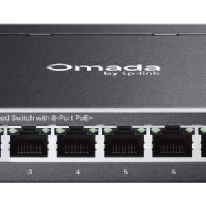 SWITCH OMADA TP-LINK ES208GP 8-PORT GIGABIT EASY MANAGED WITH 8-PORT POE+ 1210002609708 ES208GP