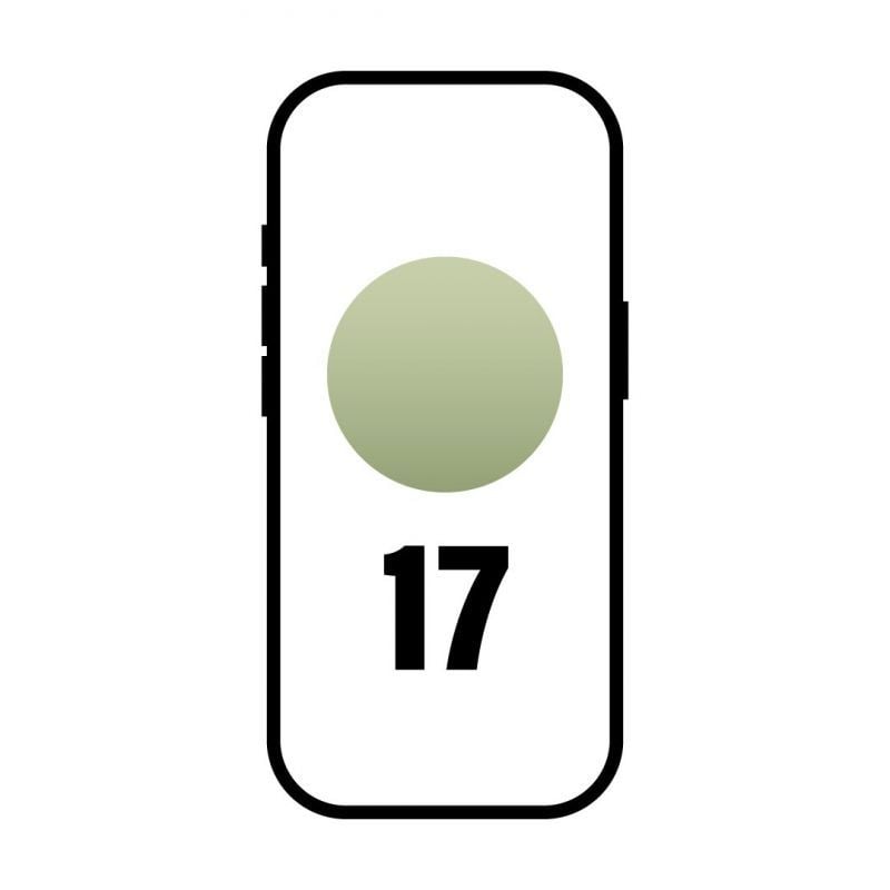 Smartphone Apple iPhone 17 256GB/ 6.3"/ 5G/ Verde salvia 195950644302 MG6N4QL/A APL-IPHONE MG6N4QL/A