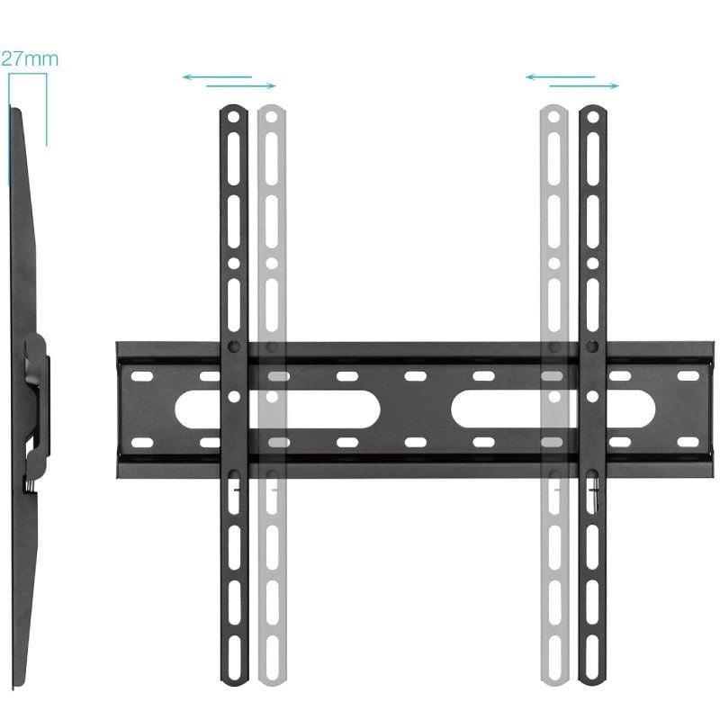 Soporte de Pared Fijo TooQ LP1072F-B para TV de 32-70"/ hasta 45kg - Imagen 2