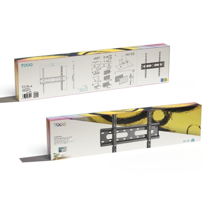 Soporte de Pared Fijo TooQ LP1072F-B para TV de 32-70"/ hasta 45kg - Imagen 5