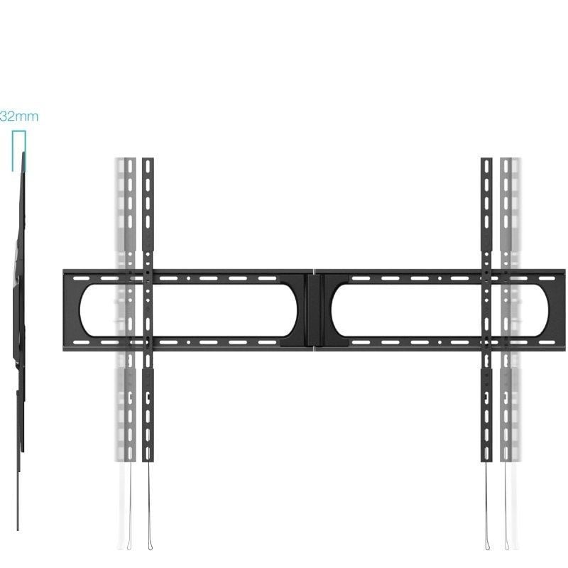 Soporte de Pared Fijo TooQ LP37140F-B para TV de 37-140"/ hasta 125kg - Imagen 4