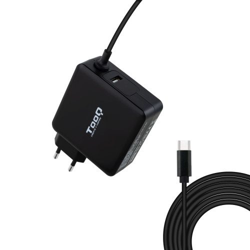 TOOQ CARGADOR PORTÁTIL USB-C PD3.0 65W, NEGRO - Imagen 5