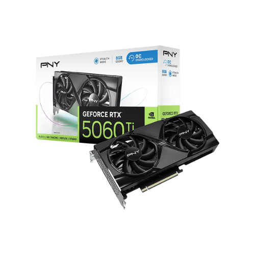 0751492795652 TARJETA GRÁFICA PNY RTX 5060TI OVERCLOCKED DUAL FAN 8GB VCG5060T8DFXPB1-O A0056985 PNY Tarjetas Gráficas VCG5060T8DFXPB1-O