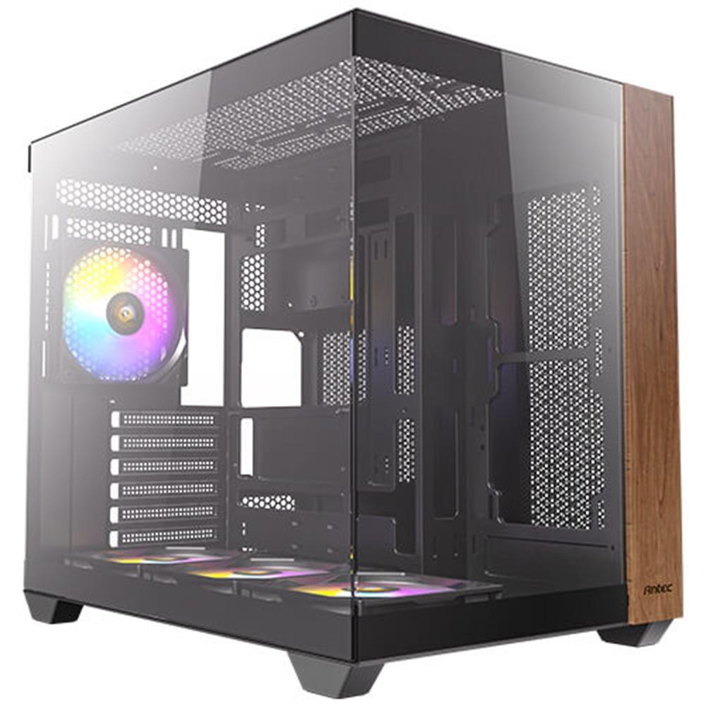 0761345101370 | P/N: 0-761345-10137-0 | Cod. Artículo: DSP0000033892 Caja ordenador gaming antec cx800 wood atx argb cristal templado negra