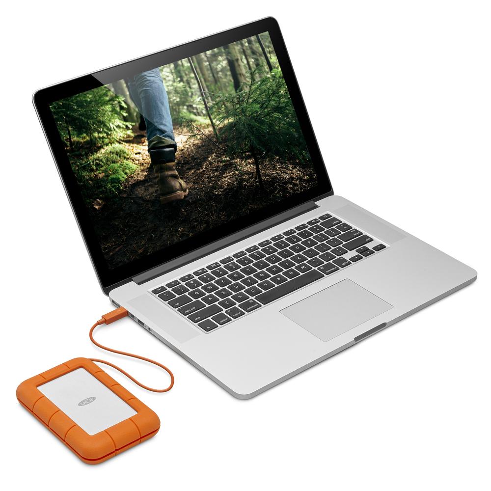 Disco duro externo hdd lacie rugged 5tb 2.5 pulgadas usb tipo c - Imagen 8