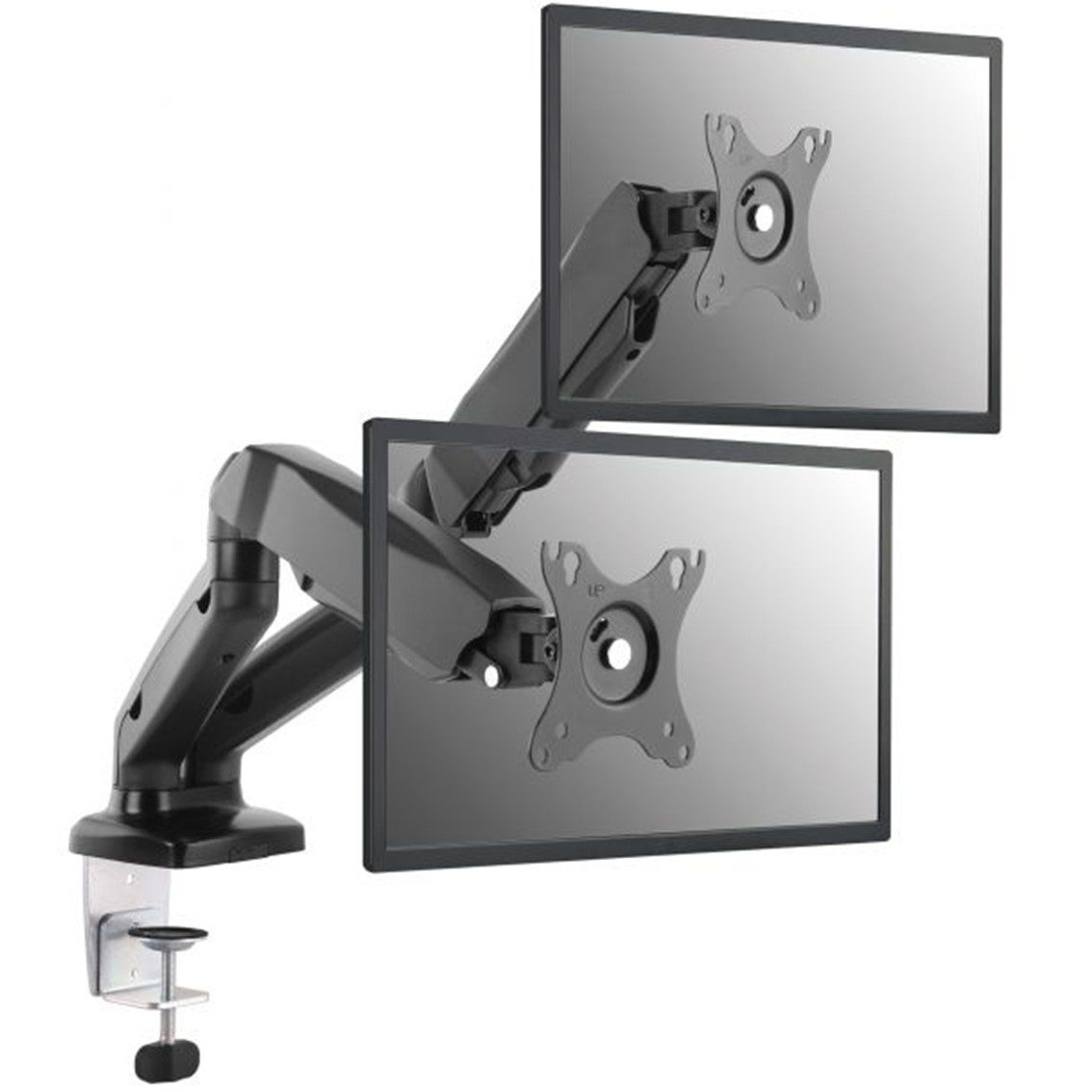 Soporte pantalla equip para mesa 13 pulgadas - 27 pulgadas 2 brazo inclinables para 2 monitor muelle de gas vesa hasta 6.5kg - Imagen 2