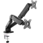 4015867202258 | P/N: 650121 | Cod. Artículo: MGS0000003998 Soporte pantalla equip para mesa 13 pulgadas - 27 pulgadas 2 brazo inclinables para 2 monitor muelle de gas vesa hasta 6.5kg