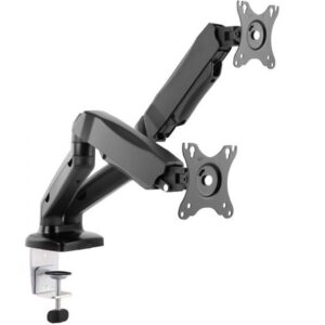 4015867202258 | P/N: 650121 | Cod. Artículo: MGS0000003998 Soporte pantalla equip para mesa 13 pulgadas - 27 pulgadas 2 brazo inclinables para 2 monitor muelle de gas vesa hasta 6.5kg