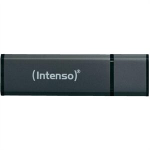 4034303016259 | P/N: 3521461 | Cod. Artículo: DSP0000008090 Memoria usb 2.0 intenso alu line 8gb aluminio antracita