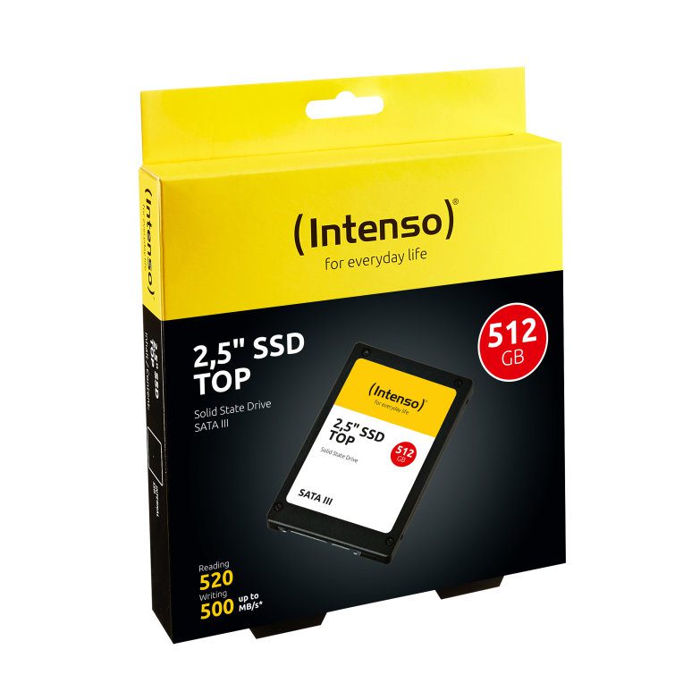 Disco duro interno solido ssd intenso top performance 512gb 2.5 pulgadas sata3 - Imagen 2