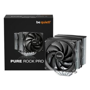 4260052192504 | P/N: BK041 | Cod. Artículo: DSP0000034618 Ventilador disipador cpu be quiet pure rock pro 3 2 x 120mm negro