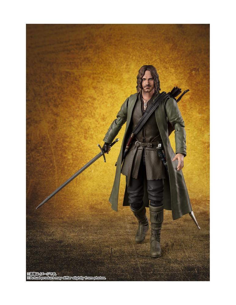 Figura tamashii nations the lord of the rings: the fellowship of the ring sh figuarts aragorn 155cm - Imagen 4