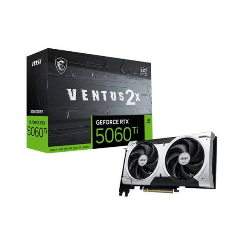 4711377338868 VGA MSI RTX 5060TI 8GB VENTUS 2X OC PLUS GDDR7 912-V536-001 A0059529 MSI Tarjetas Gráficas 912-V536-001