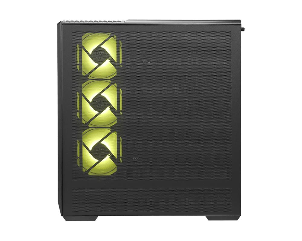 Caja ordenador gaming msi mag pano 130r pz atx argb cristal templado negra - Imagen 3