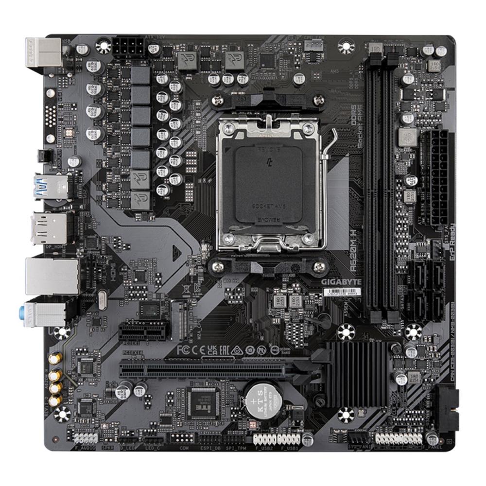 Placa base gigabyte a620m h am5 matx 2xddr5 - Imagen 2