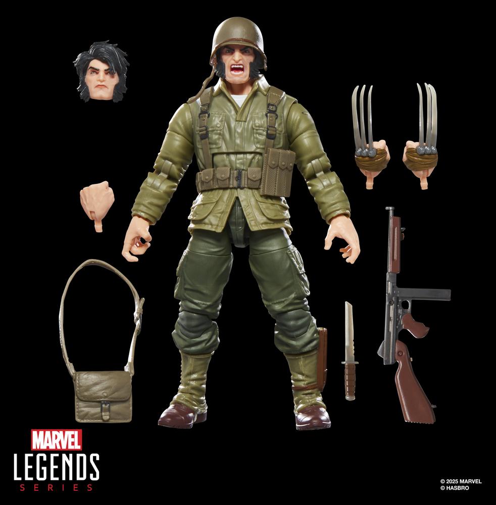 Figura hasbro marvel legends series wolverine (wwii logan) - Imagen 2