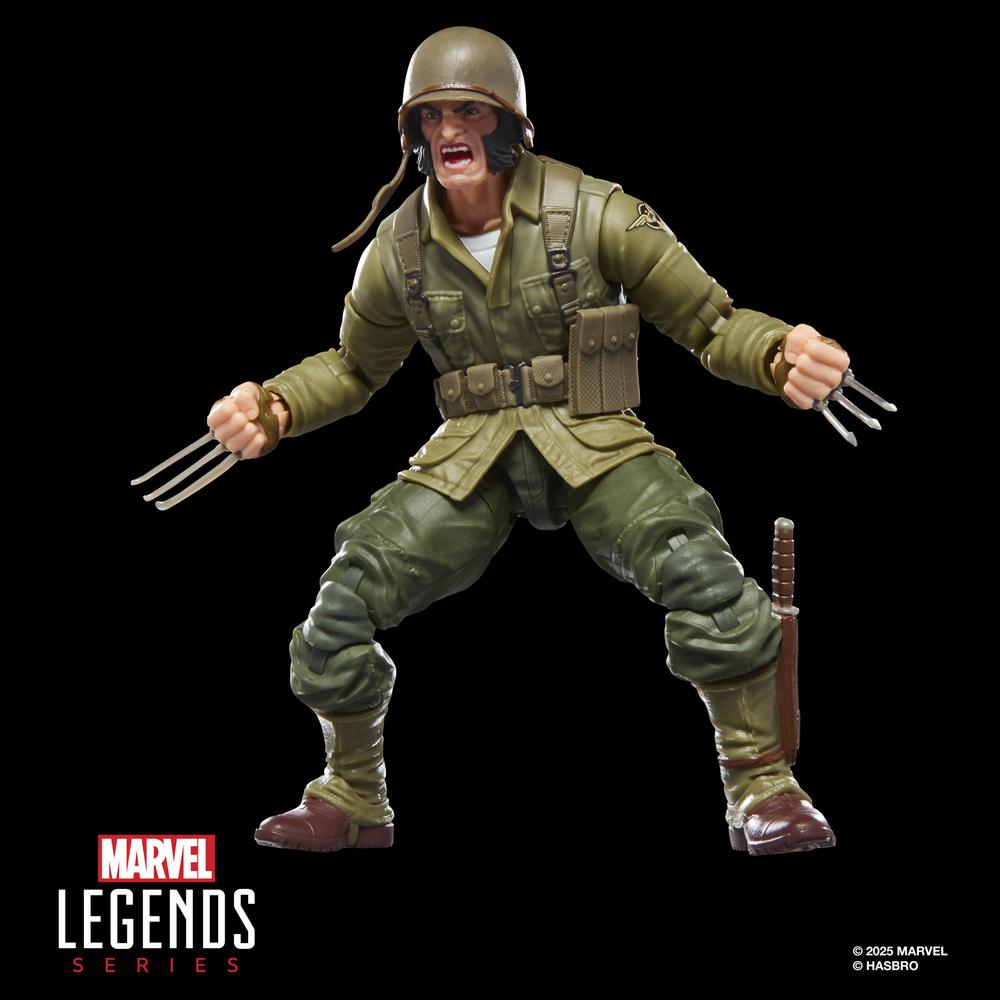 Figura hasbro marvel legends series wolverine (wwii logan) - Imagen 6