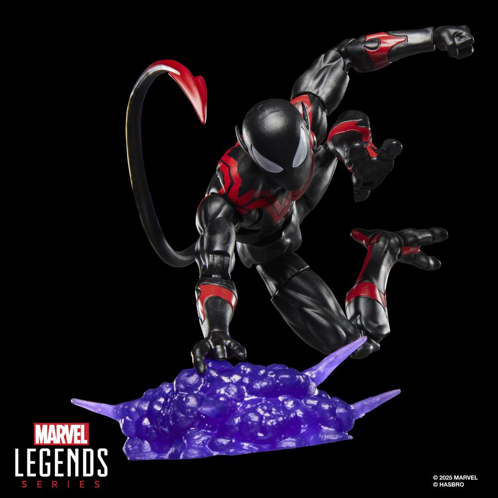 Figura hasbro marvel legends series uncanny spider - man (nightcrawler) - Imagen 5