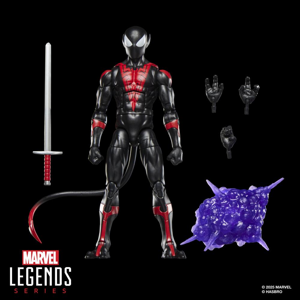 Figura hasbro marvel legends series uncanny spider - man (nightcrawler) - Imagen 6