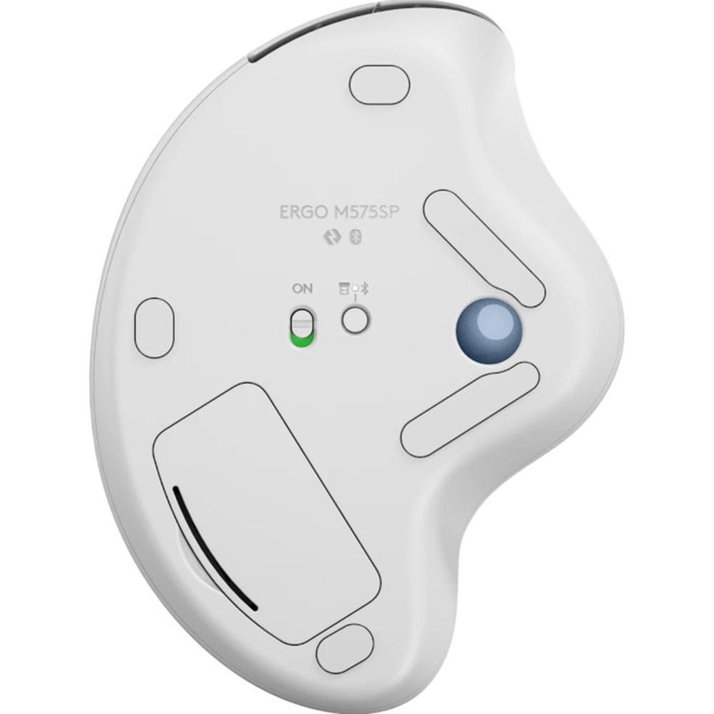 Raton inalambrico logitech ergo m575s blanco - Imagen 3