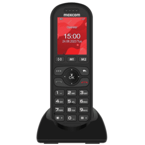 5908235978055 MM39D SE MAXCOM MM39D SE TELEFONO FIJO SIM 2" (4G) BLACK (NO RJ11)