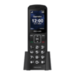 5908235978390 MM34DBLACK MAXCOM TELEFONO FIJO MM34D 4G SIM BLACK (NO RJ11)