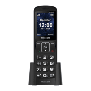 5908235978390 MM34DBLACK MAXCOM TELEFONO FIJO MM34D 4G SIM BLACK (NO RJ11)