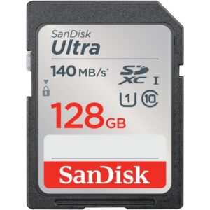 619659200190 | P/N: SDSDUNB-128G-GN6IN | Cod. Artículo: DSP0000016237 Tarjeta de memoria secure digital sdxc sandisk ultra - 128gb - clase 10 - sdxc - 140mb - s