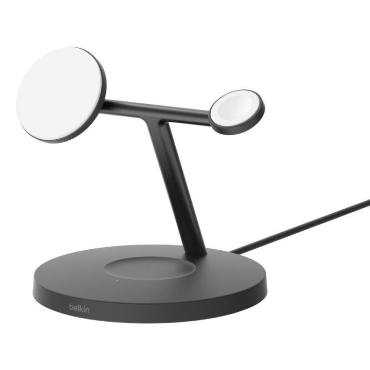 Base de carga inalambrica belkin wiz032kqbk dispositivos apple negra - Imagen 2